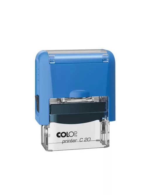 Bélyegző C20 Colop kék átlátszó ház/kék párna