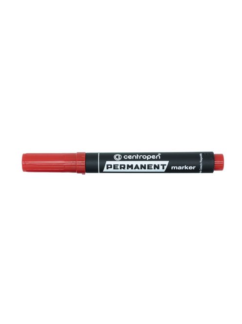Permanent marker CENTROPEN 8576 vágott végű, 1-4,6 mm, piros
