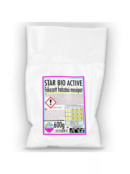 Mosópor 600 g (6 mosás) fehér és színes ruhákhoz Dalma Star Bio Active