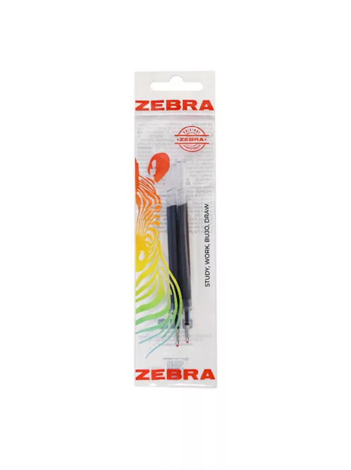 Tollbetét zselés 0,5mm, JF Zebra, írásszín kék 2db/csomag