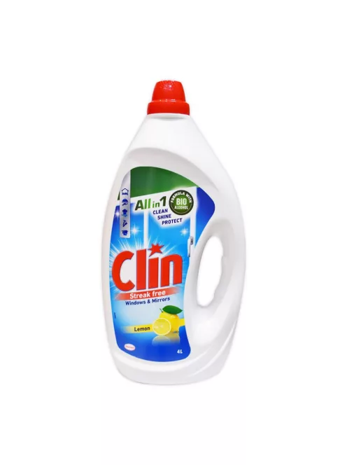 Ablaktisztító utántöltő 4 liter Professional W&G Clin lemon