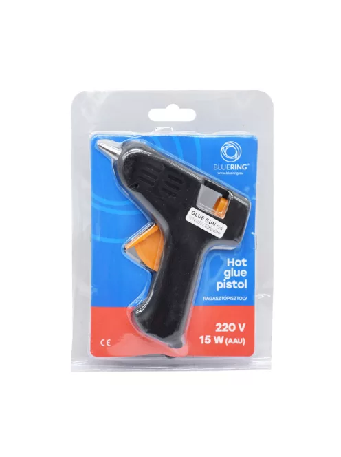 Ragasztópisztoly 15W (AAU) 7mm-es ragasztórúdhoz Bluering