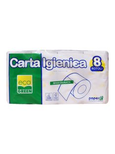   Toalettpapír 2 rétegű kistekercses 200 lap/21 m/tekercs 8 tekercs/csomag Paperblu Maxi Durata_Paperdi