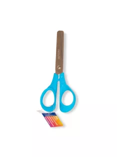   Olló 13,5cm, kerekített heggyel, ergonomikus, iskolai, Nebulo