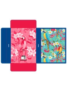 Füzetbox A4, hullámkarton, Papagáj, Nebulo