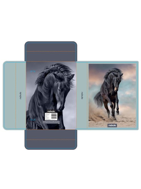 Füzetbox A5, hullámkarton, Lovas, Nebulo