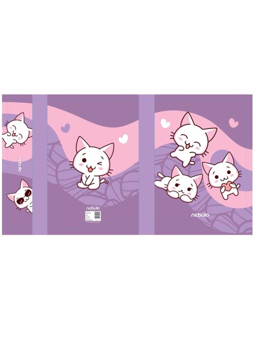 Füzetbox, A4, Cica, Nebulo