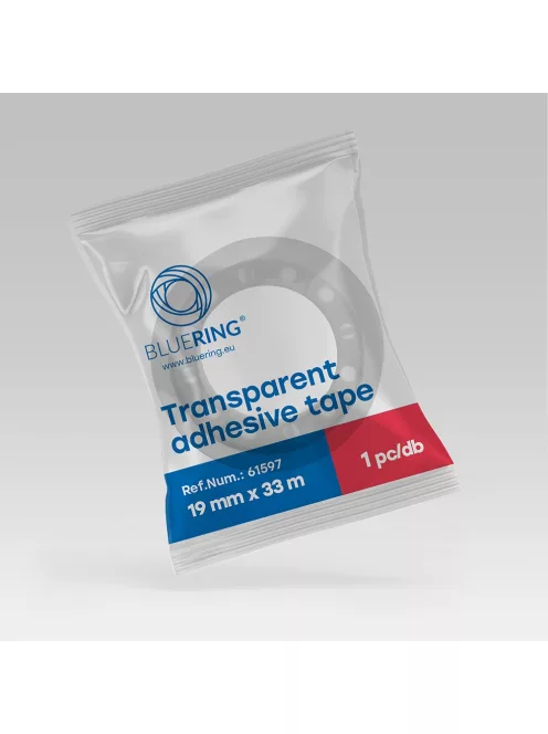 Ragasztószalag 19mmx33m Bluering® egyesével csomagolt