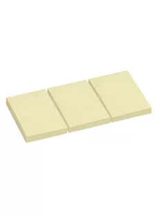 Jegyzettömb öntapadó, 40x50mm 100lap A-Series sárga