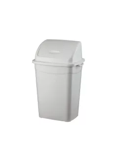   Szemeteskuka billenő fedéllel műanyag 4 literes fehér UP114