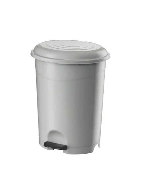 Szemeteskuka pedálos műanyag 50 literes fehér UP130