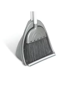 Szemetes lapát műanyag álló + partvis UP752