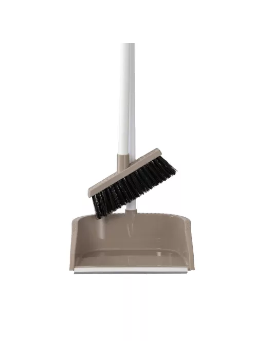 Szemetes lapát műanyag álló + partvis UP755