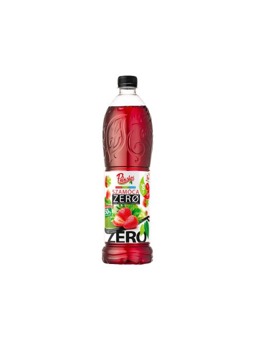 Gyümölcsszörp 1l, szamóca Zero Pölöskei DRS
