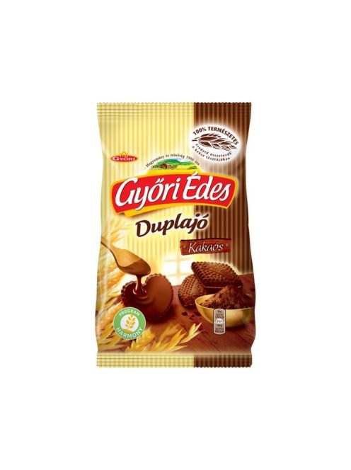 Keksz, 150 g, duplajó, Győri édes kakaós