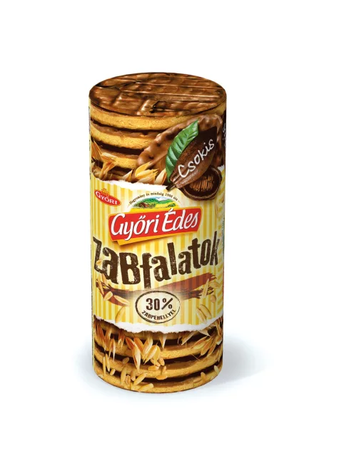 Zabfalatok, 215 g, Győri Édes, csokis