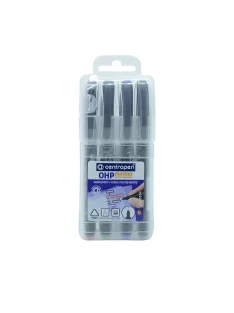   Alkoholos marker készlet, 0,3mm, S OHP Centropen 2634, 4 klf. szín