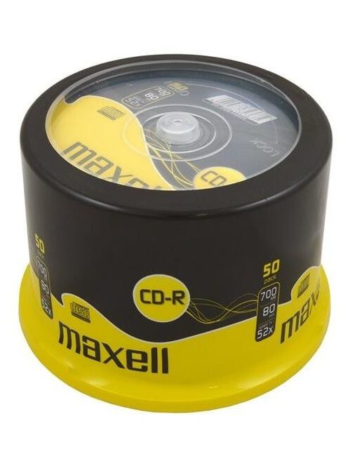 CD-R 80 52x 50db cake box MAXELL