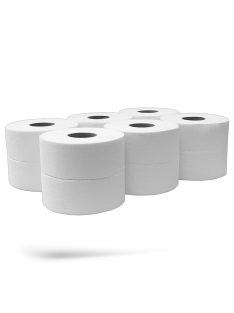   Toalettpapír 2 rétegű közületi átmérő: 27 cm 100 % cellulóz 360 m/tekercs 6 tekercs/csomag N2C360 hófehérr