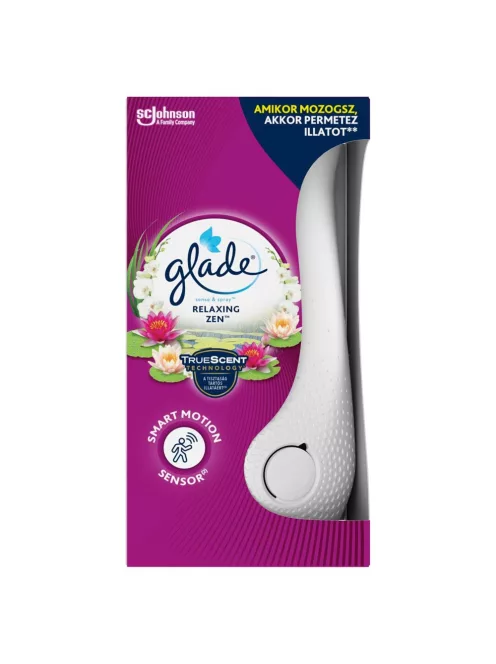 Légfrissítő készülék + utántöltő 18 ml Glade® Sense&Spray Relaxing Zen/Japán kert