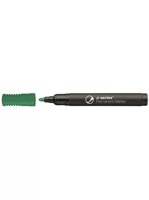 Alkoholos marker 3mm, kerek végű A-series zöld