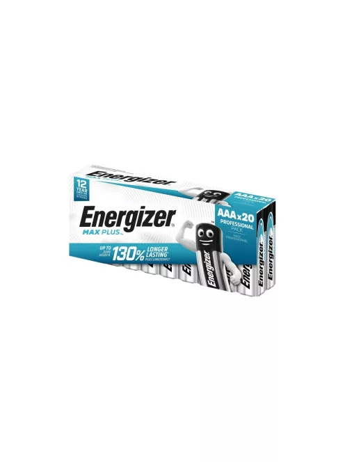 Elem AAA mikro LR03 Max Plus 20 db/csomag, Energizer