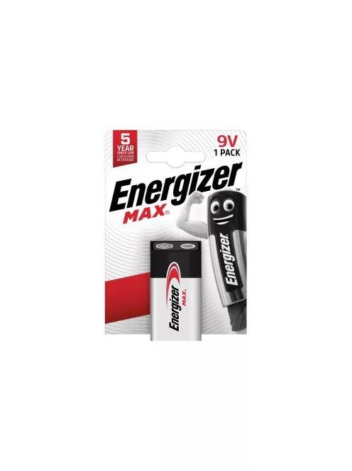 Elem 9V 6LR61 Max 1 db/csomag, Energizer
