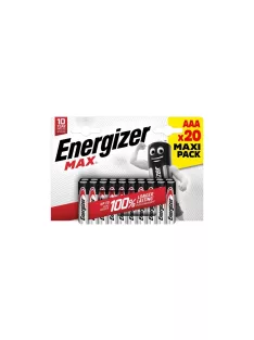 Elem AAA mikro LR03 Max 20 db/csomag, Energizer