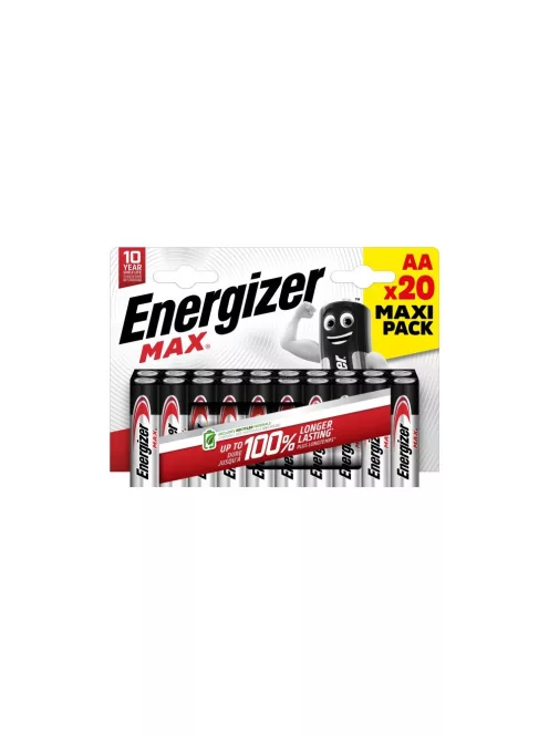 Elem AA ceruza LR06 Max 20 db/csomag, Energizer