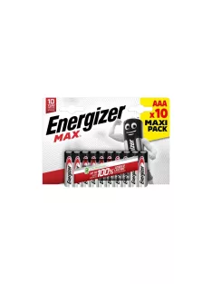 Elem AAA mikro LR03 Max 10 db/csomag, Energizer