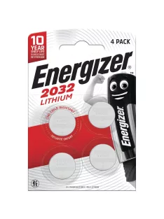 Elem gombelem CR2032 lítium 4 db/csomag, Energizer