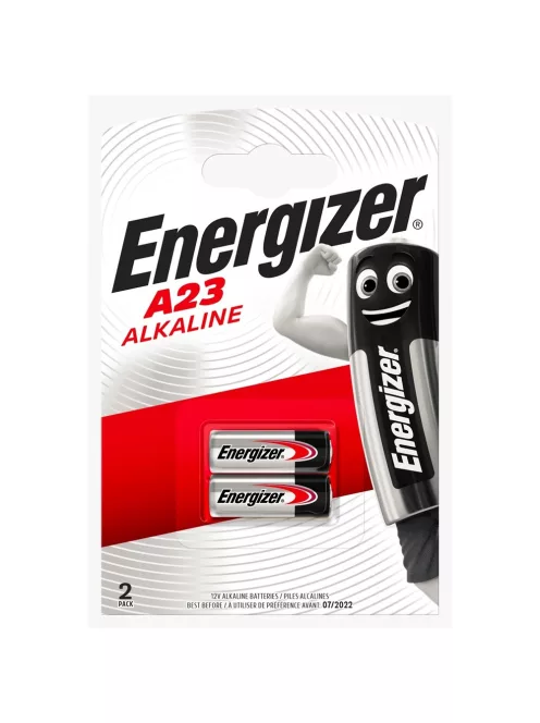 Elem A23 12V-os alkáli riasztó elem 2 db/csomag, Energizer