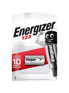 Elem CR123A lítium fotóelem 1 db/csomag, Energizer