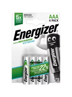 Akkumulátor AAA mikro 800mAh Extreme 4 db/csomag, Energizer