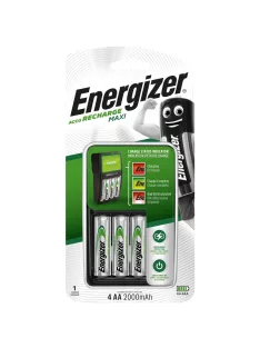 Akkutöltő Quattro Maxi + 4 db AA ceruza 2000mAh, Energizer