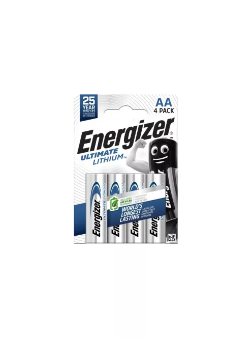 Elem AA ceruza LR06 Ultimate Lítium 4 db/csomag, Energizer