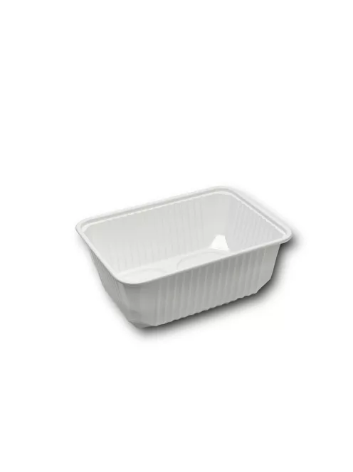 Elviteles doboz alj szögletes 1000 ml PP 50 db/csomag fehér