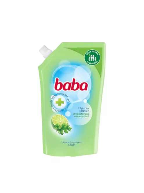 Folyékony szappan utántöltő 500 ml Baba Antibakteriális Lime