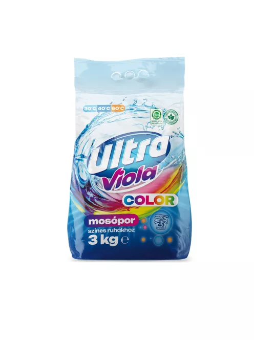 Mosópor 3 kg (43 mosás) színes ruhákhoz Ultra Viola Color