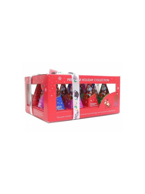 Fekete tea 12x2 g English Tea Shop 12, filteres, bio, selyempiramis Karácsonyi mikulás