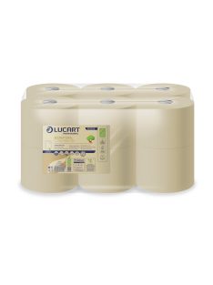   Toalettpapír 2 rétegű közületi átmérő 18,2 cm laponkénti adagolás 12 tek/csom EcoNatural L-ONE MI Lucart_812506 havana