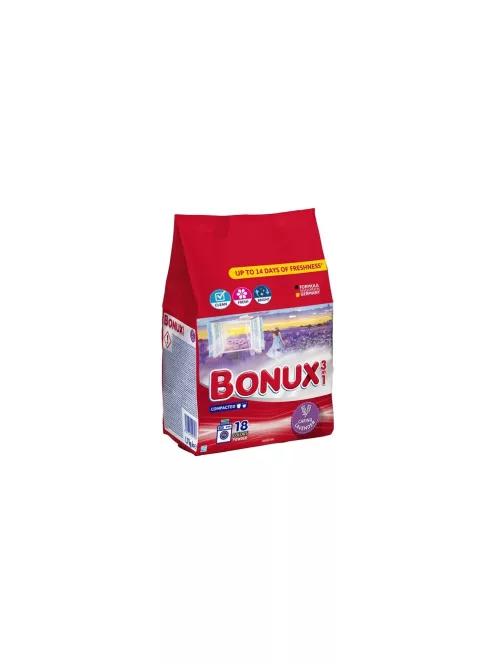 Mosópor 1,17 kg (18 mosás) színes ruhákhoz Bonux Lavender