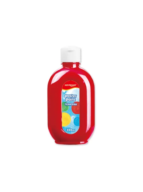 Tempera, 300 ml, Keyroad, piros