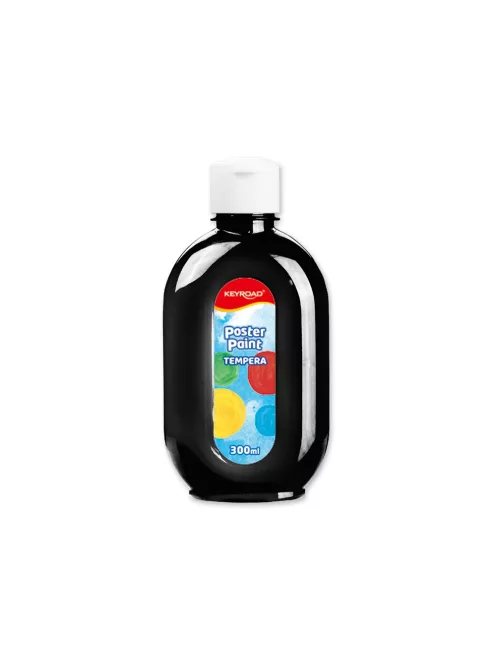 Tempera, 300 ml, Keyroad, fekete