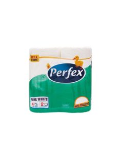   Toalettpapír 2 rétegű kistekercses 100% cellulóz 84 lap/tekercs 4 tekercs/csomag Boni Perfex