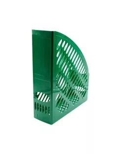 Iratpapucs 8cm, műanyag, 80x327x253mm, ARK zöld
