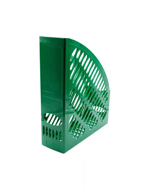 Iratpapucs 8cm, műanyag, 80x327x253mm, ARK zöld
