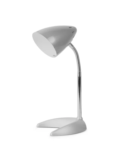 Asztali lámpa, Basic, C-talpas, max. 40W, AVIDE, ezüst