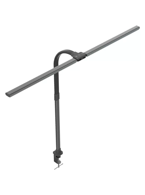 Asztali LED lámpa, duplafejű, 18W, AVIDE, fekete