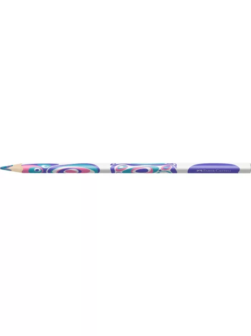 Varázsceruza háromszögletű Faber-Castell pasztel írásszínek türkiz, rózsaszín, lila